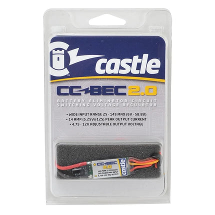 Castle Creations 010-0154-00 BEC 2.0 BEC Voltage Regulator (14 Amp) CSE010015400