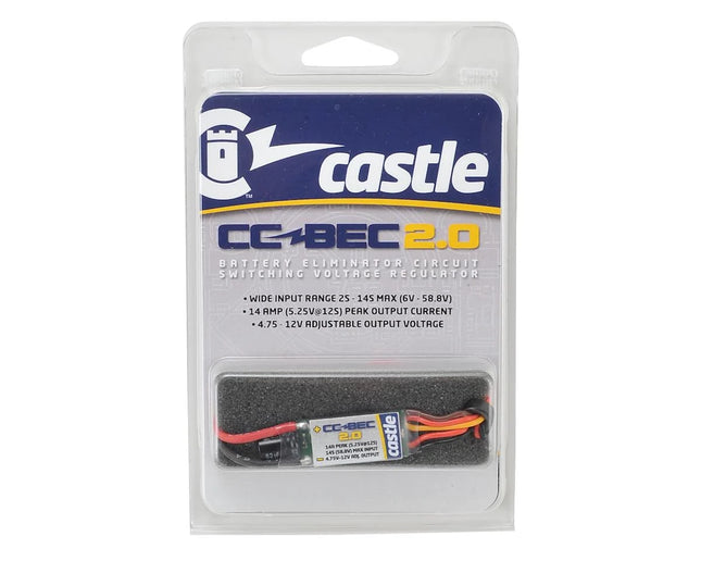 Castle Creations 010-0154-00 BEC 2.0 BEC Voltage Regulator (14 Amp) CSE010015400