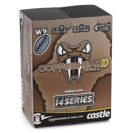 Castle Creations 010-0166-07 Copperhead 10 1/10 Sensored Combo w/Slate 2850Kv CSE010016607 Crawler Edition