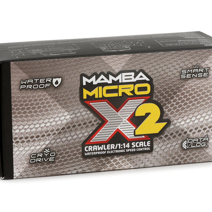 Castle Creations 010-0169-00  Mamba Micro X2 Waterproof 1/18 Scale Brushless ESC CSE010016900