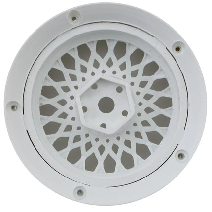 DS Racing DS-DE-303 Drift Element Mesh Drift Wheels (Triple White w/Silver Rivets) (2) (Adjustable Offset) w/12mm Hex DSC-DE-303