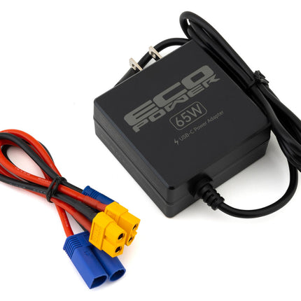 EcoPower "Electron Mini" 2-4S Intelligent LiPo/LiHV/LiFe Battery Charger (2-4S/5A/60W) w/65W USB-C PD Power Supply ECP-1007