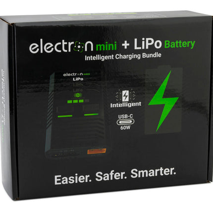 EcoPower Intelligent 2S 5000mAh EC3 LiPo Battery/"Electron Mini" Charger Bundle (ARRMA™/Axial™/Losi™ & Other 1/10 vehicles) ECP-1011