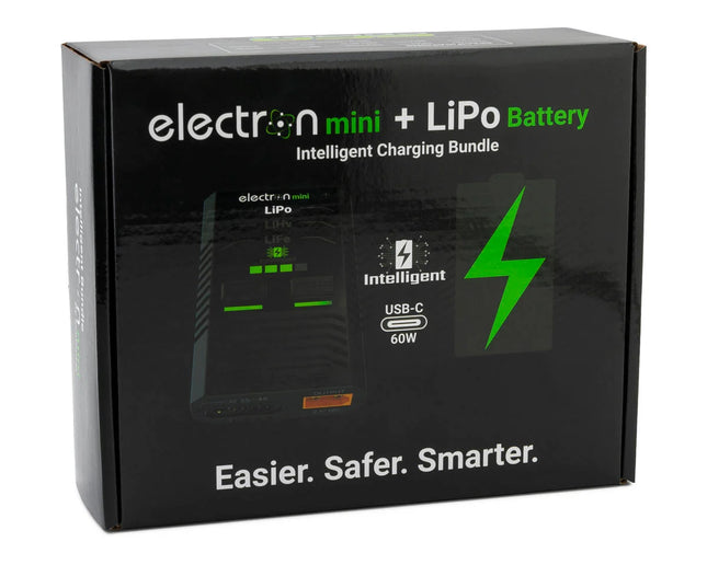 EcoPower Intelligent 3S HV 4300mAh EC3 LiPo Battery/"Electron Mini" Charger Bundle (Axial™ 1/10 & Other Crawlers) ECP-1012