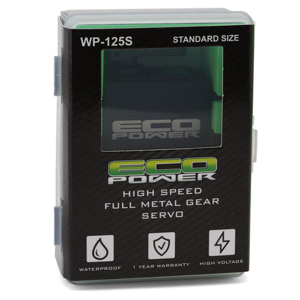 EcoPower WP125S Waterproof High Speed Metal Gear Digital Servo (HV) ECP-125S