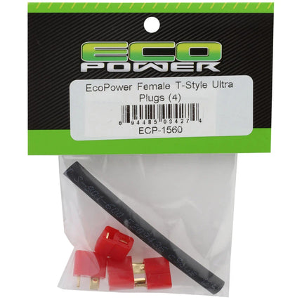 EcoPower T-Style Ultra Plugs (Female) (4) ECP-1560