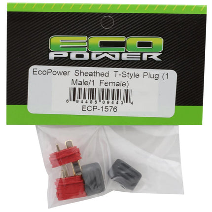 EcoPower Sheathed T-Style Plug (1 Male/1 Female) ECP1576