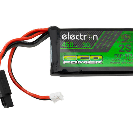 EcoPower "Electron" 2S 30C Intelligent LiPo Battery w/PH2.0 Connector (7.4V/450mAh) (SCX24 & Other Mini Crawlers) ECP-3135