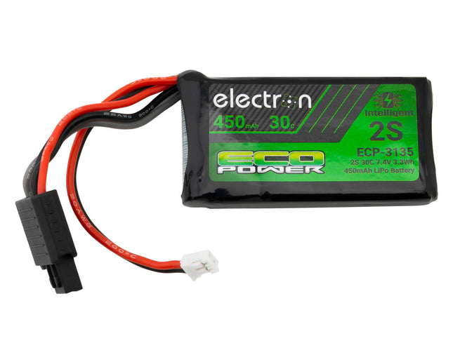 EcoPower "Electron" 2S 30C Intelligent LiPo Battery w/PH2.0 Connector (7.4V/450mAh) (SCX24 & Other Mini Crawlers) ECP-3135