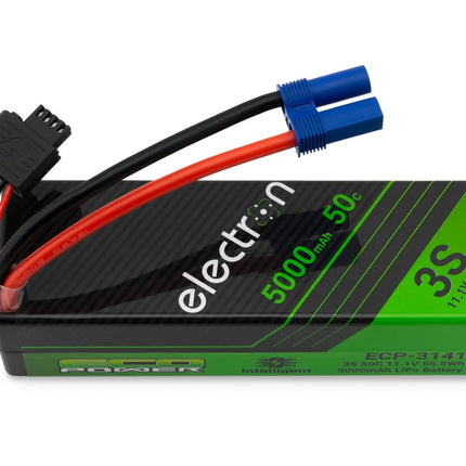 EcoPower "Electron" 3S 50C Intelligent LiPo Battery w/EC5 Connector (11.1V/5000mAh) (Arrma™ & Losi™ 3S vehicles, SCX6) ECP-3141