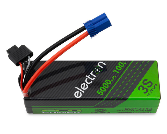 EcoPower "Electron" 3S 100C Intelligent LiPo Battery w/EC5 Connector (11.1V/5000mAh) (Arrma™ & Losi™ 3S vehicles, SCX6 ) ECP-3142