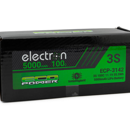 EcoPower "Electron" 3S 100C Intelligent LiPo Battery w/EC5 Connector (11.1V/5000mAh) (Arrma™ & Losi™ 3S vehicles, SCX6 ) ECP-3142