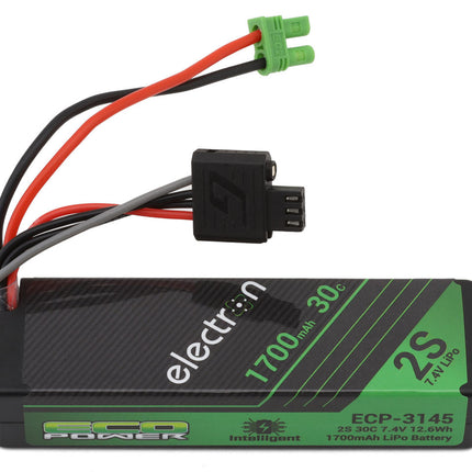 EcoPower "Electron" 2S 30C Intelligent LiPo Battery w/EC2 Plug (7.4V/1700mAh) (Losi™ Nascar/Arrma™ Grom Granite, Typhon, Mojave) ECP-3145