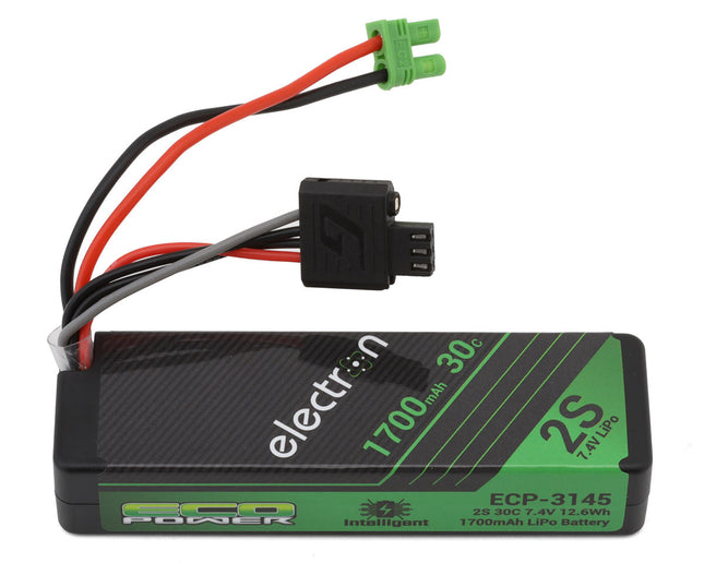 EcoPower "Electron" 2S 30C Intelligent LiPo Battery w/EC2 Plug (7.4V/1700mAh) (Losi™ Nascar/Arrma™ Grom Granite, Typhon, Mojave) ECP-3145