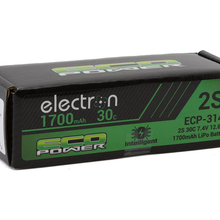 EcoPower "Electron" 2S 30C Intelligent LiPo Battery w/EC2 Plug (7.4V/1700mAh) (Losi™ Nascar/Arrma™ Grom Granite, Typhon, Mojave) ECP-3145