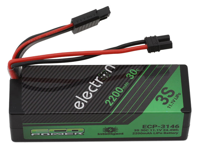 EcoPower "Electron" 3S 30C Intelligent LiPo Battery w/EC2 Plug (11.1V/2200mAh) (Losi™ Nascar/Arrma™ Grom Granite, Typhon, Mojave) ECP-3146