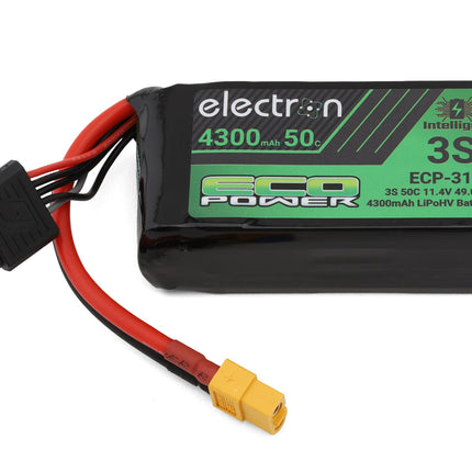 EcoPower "Electron" 3S 50C Intelligent LiHV Battery w/XT60 Connector (11.4V/4300mAh) ECP-3151