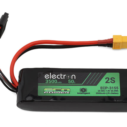 EcoPower "Electron" 2S 50C Intelligent LiPo Battery w/XT60 Connector (7.4V/3500mAh) (Traxxas® Mini Maxx®/Mini XRT®) ECP-3155