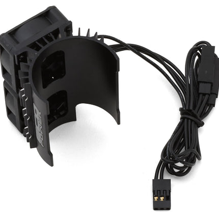 EcoPower 540-550 Motor Aluminum Dual Heat Sink (Black) w/25mm Cooling Fans  ECP-7003