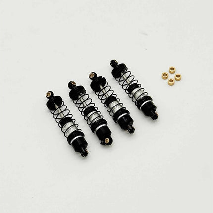 Furitek Aluminum 39mm Threaded Oil-Filled Shocks (4) (1/18 Crawlers) FUR2753
