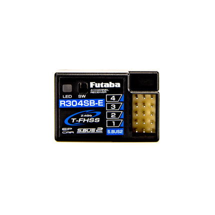 Futaba 01102180-3 R304SB-E T-FHSS 4-Channel Telemetry 2.4GHz Receiver EP Only FUT011021803