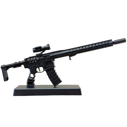 GoatGuns 1/3 Scale Diecast AR15 Skeleton Model Black GOAAR-SKELETON-BLACK