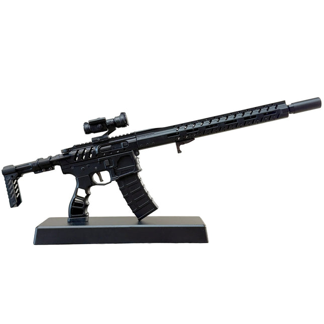 GoatGuns 1/3 Scale Diecast AR15 Skeleton Model Black GOAAR-SKELETON-BLACK