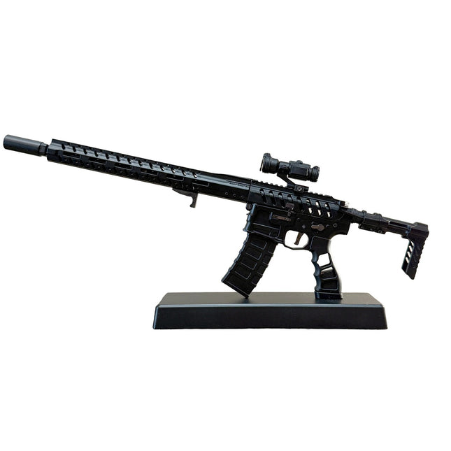 GoatGuns 1/3 Scale Diecast AR15 Skeleton Model Black GOAAR-SKELETON-BLACK