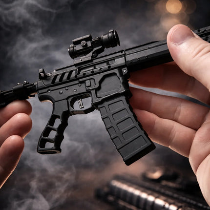 GoatGuns 1/3 Scale Diecast AR15 Skeleton Model Black GOAAR-SKELETON-BLACK
