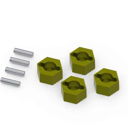 7mm Hex Hub Set (Brass / 4pcs) for Venture18 HPI161153