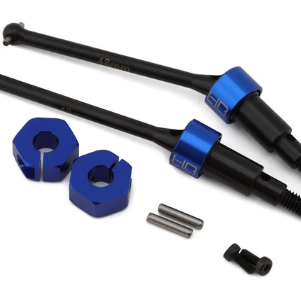 Hot Racing Arrma Grom HD Steel Front Drive Shaft Set (Blue) (2) (48mm) GRM288XF