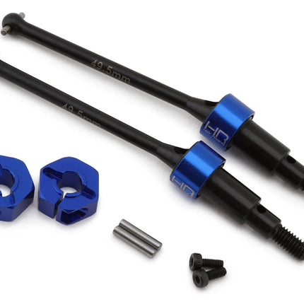 Hot Racing Arrma Grom HD Steel Rear Drive Shaft Set (Blue) (2) (49.5mm) GRM288XR