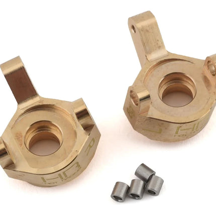 Hot Racing SXTF21H Axial SCX24 Brass Front Steering Knuckle (2) (8g) HRASXTF21H