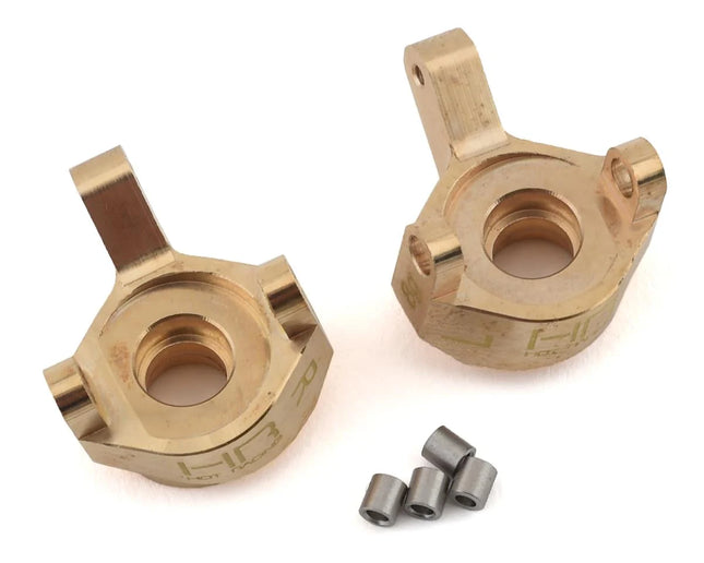 Hot Racing SXTF21H Axial SCX24 Brass Front Steering Knuckle (2) (8g) HRASXTF21H