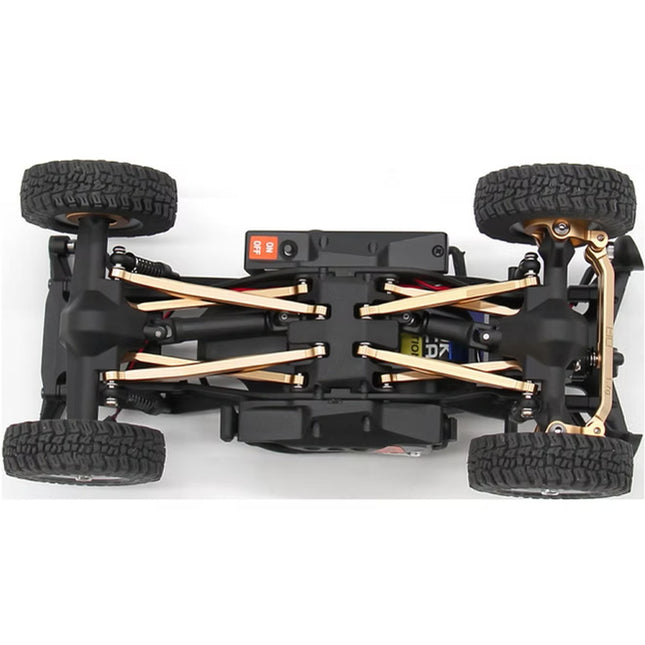 Hot Racing SXTY133H No Flex Upgrade Brass Link Set SCX30 HRASXTY133H