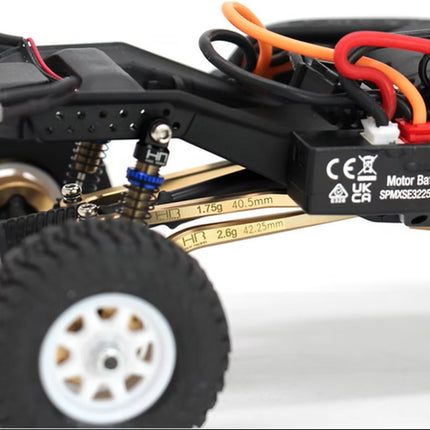 Hot Racing SXTY133H No Flex Upgrade Brass Link Set SCX30 HRASXTY133H