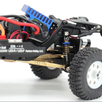 Hot Racing SXTY133H No Flex Upgrade Brass Link Set SCX30 HRASXTY133H