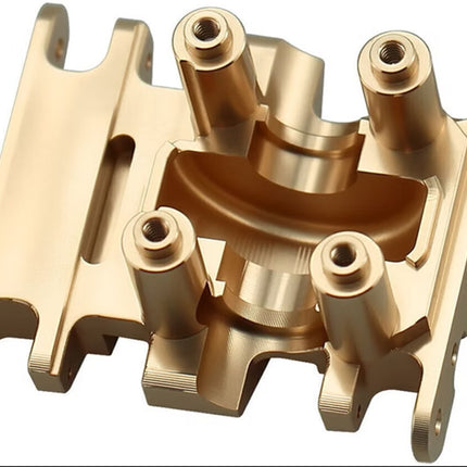 Hot Racing SXTY38LH option Center Brass skid for the Axial SCX30 HRASXTY38LH
