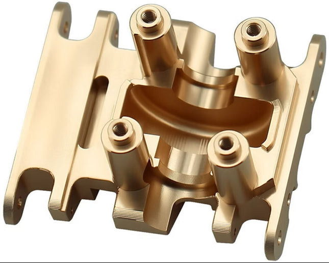 Hot Racing SXTY38LH option Center Brass skid for the Axial SCX30 HRASXTY38LH