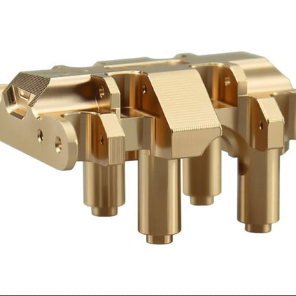 Hot Racing SXTY38LH option Center Brass skid for the Axial SCX30 HRASXTY38LH