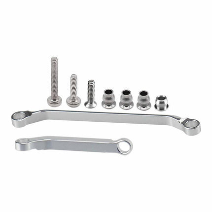 Hot Racing SXTY4908 Axial SCX30 Aluminum Steering Links Set (Silver) HRASXTY4908