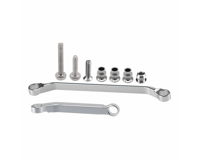 Hot Racing SXTY4908 Axial SCX30 Aluminum Steering Links Set (Silver) HRASXTY4908