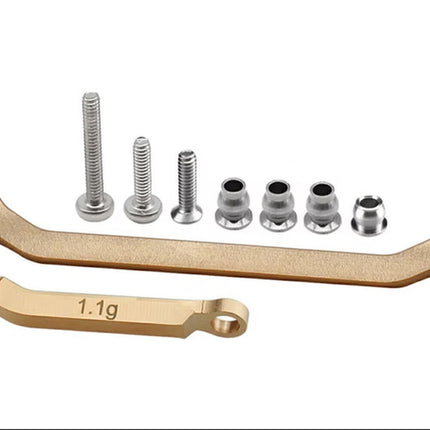 Hot Racing SXTY49H Brass TT Steering Fix Links for the SCX30 HRASXTY49H