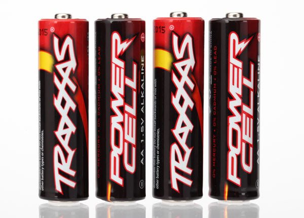 Traxxas 2914 Power Cell AA Alkaline Batteries (4) TRA2914