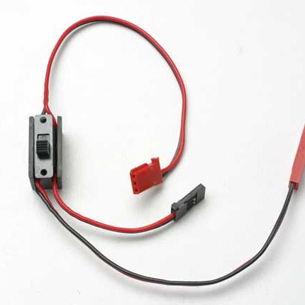 Traxxas 3035 RX Power Pack Wiring Harness (Revo) includes on/off switch and charge jack TRA3035