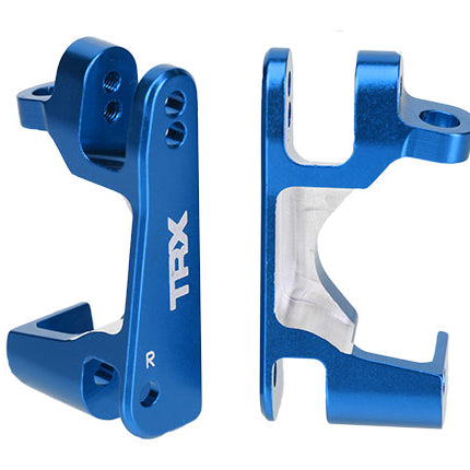 Traxxas 6832X Aluminum Caster Block Set Blue TRA6832X
