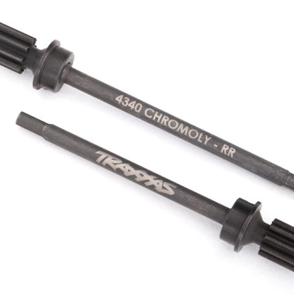 Traxxas 8061 TRX-4 Rear Heavy Duty Machined Axle Shafts w/Input Gear TRA8061