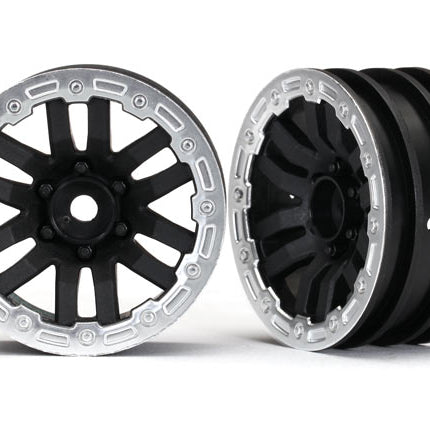 Traxxas 8271X TRX-4 1.9" Split Spoke Wheels Satin Beadlock (2) w/12mm Hex TRA8271X