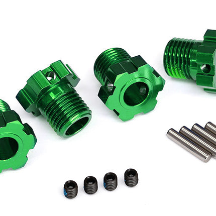 Traxxas 8654G 17mm Splined Wheel Hub Hex Green TRA8654G