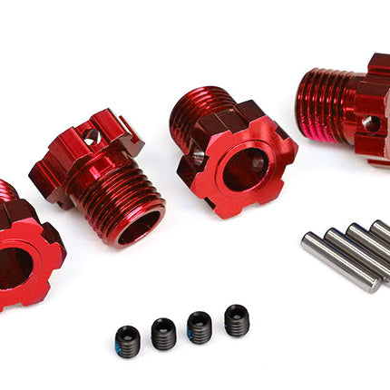 Traxxas 8654R 17mm Splined Wheel Hub Hex Red TRA8654R